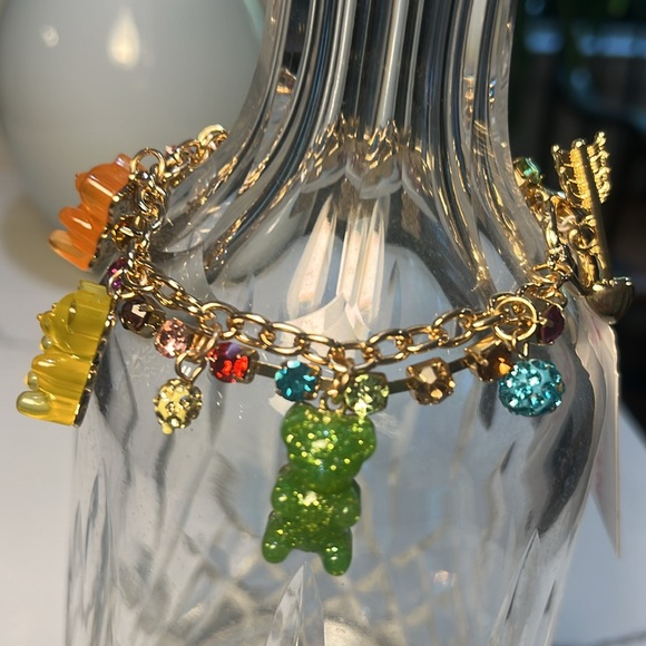Betsey Johnson Gummy Bear Fireball Bracelet NWT - Picture 5 of 13